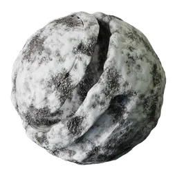 Snowy Ground Material. Procedural