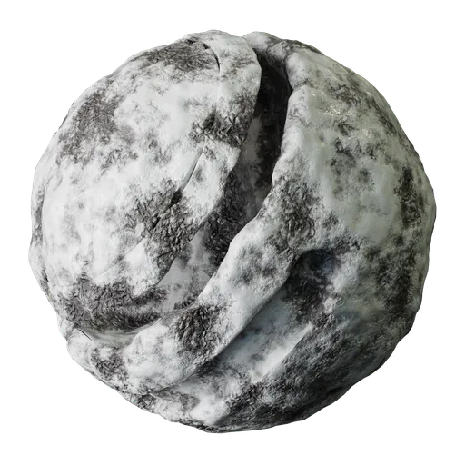 Snowy Ground Material. Procedural