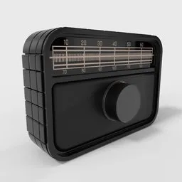 Vintage Compact Analog Radio
