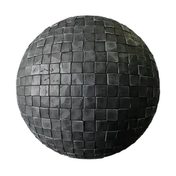High-resolution procedural Stylize Granite Tile texture for Blender 3D, ideal for realistic floor rendering.