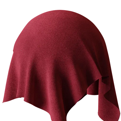 Red Felt Fabric