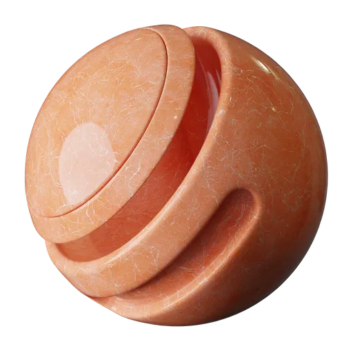 Orange marble