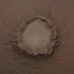 Crater Terrain Landscape