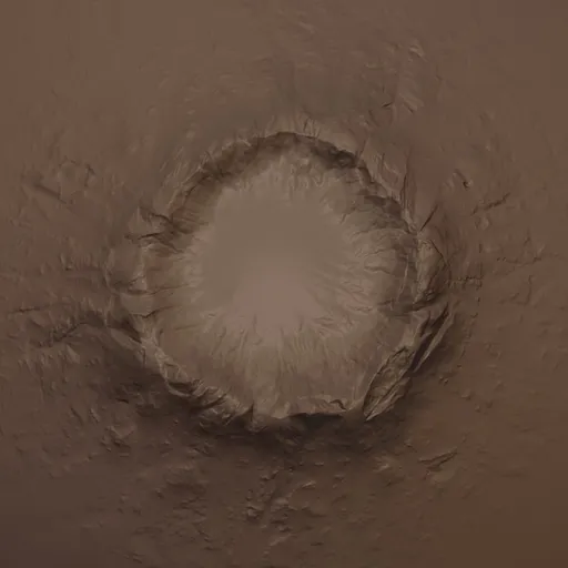 Crater Terrain Landscape