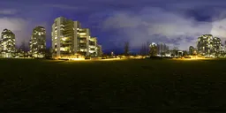 Night City Buildings Downtown