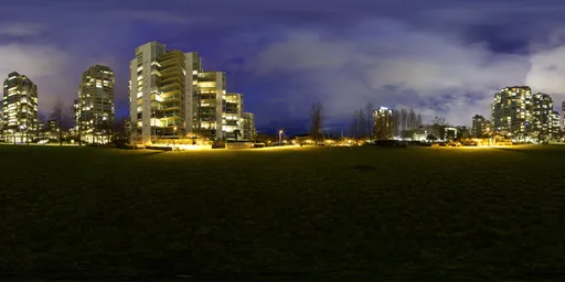 Night City Buildings Downtown
