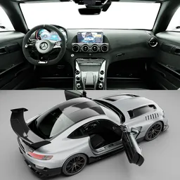 AMG GT Black Series 2021(Rigged)