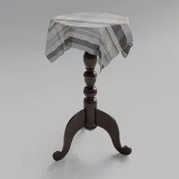Three Legged Wooden Stand
