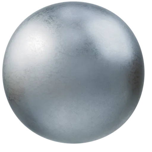 High-quality PBR rough white metal texture for 3D models in Blender and other rendering software.