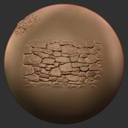 Rough Cobblestone Wall