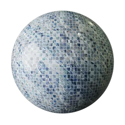 Blue Stone  Mosaic Tile