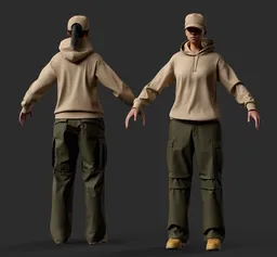 Female Hiker Outdoor Camping Gear