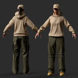 Female Hiker Outdoor Camping Gear