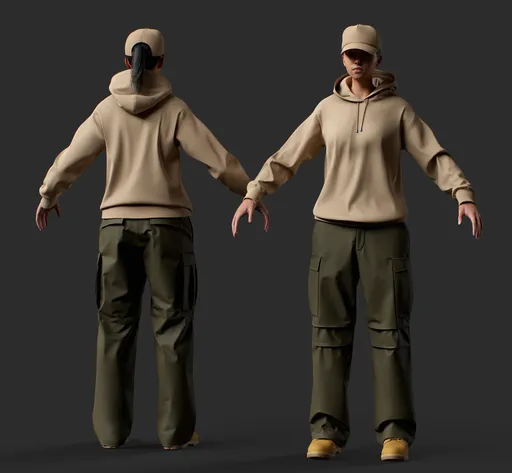 Female Hiker Outdoor Camping Gear