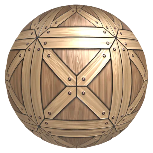 Bolted Wood Crate Panel