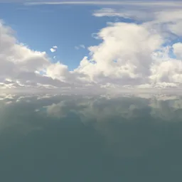 Puffy Overcast Sky Moody