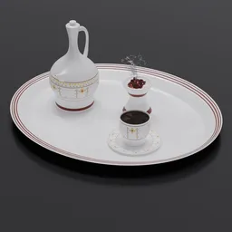 Coffee serving set