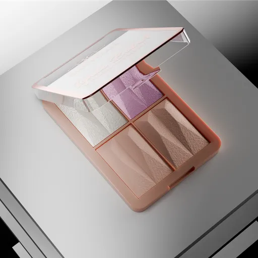 Cosmetics highlighter opening shot