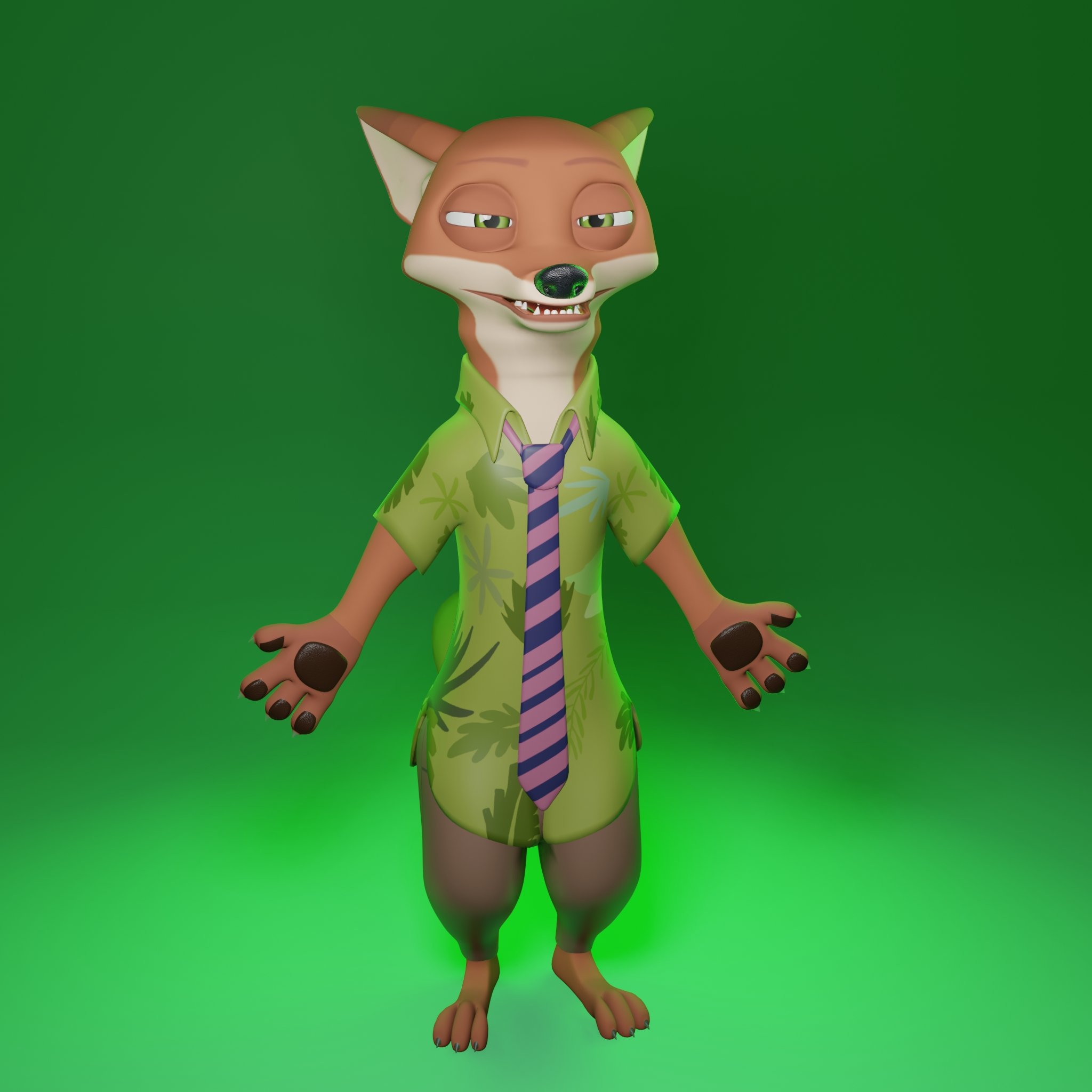 Nick wilde | Monsters & Creatures models | BlenderKit