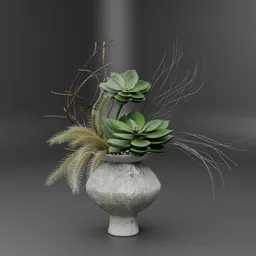 Succulent Decor Vase
