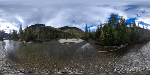 River Mountain Valley Sunny
