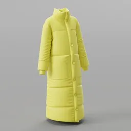 Long Puffer Coat