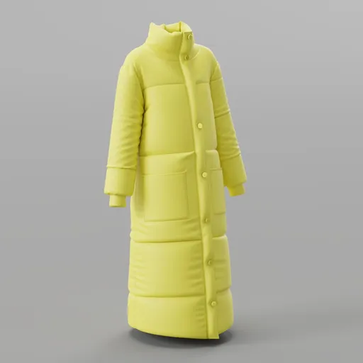 Long Puffer Coat