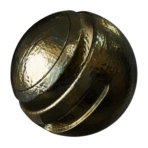 2K PBR grunge metal texture with detailed scratches, suitable for tiling in Blender 3D and other 3D applications.