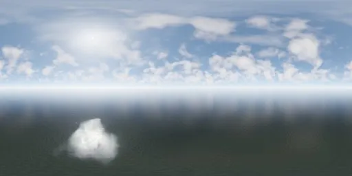 Calm Ocean Cloudscape