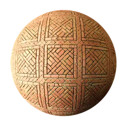 Stylized Red Bricks
