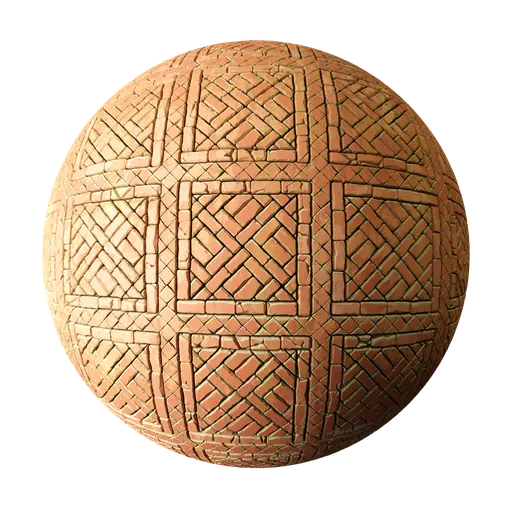 Stylized Red Bricks