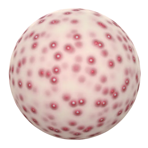 Realistic procedural human skin texture with detailed acne for Blender 3D, ideal for medical and dermatological renders.