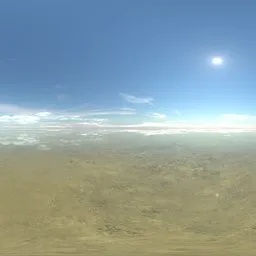 Infinite sky view from altitude