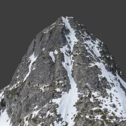 Snow Mountain Peak Photoscan