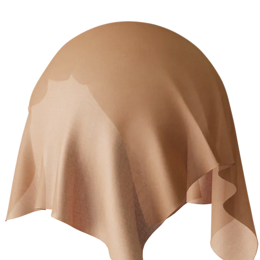 Plain Orange Sheer