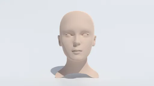 Woman Head Base Mesh