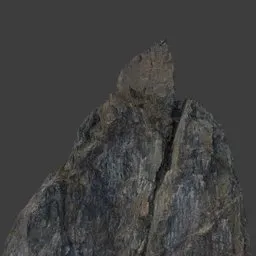 Mountain Peak Rock Photoscan