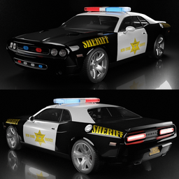 Police Car Dodge Challenger 2008