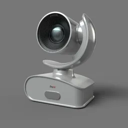 White PTZ conference camera