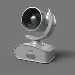White PTZ conference camera