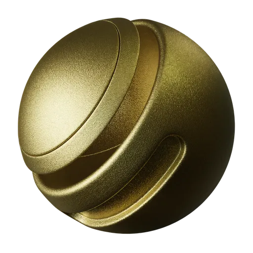 Sandblasted brass
