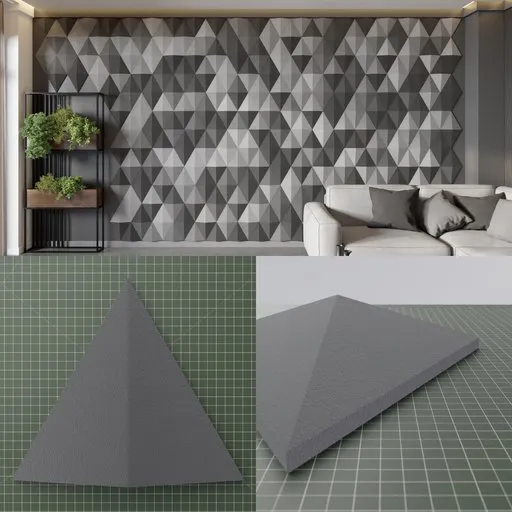 Acoustic Triangle Diamond Panel