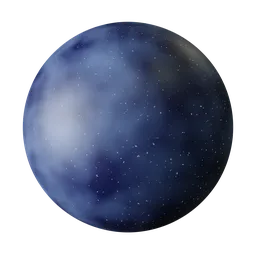 High-quality PBR animated night sky material with subtle cloud movement for 3D Blender projects.
