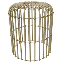 Knitted cage