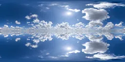 Infinite Real Sky - Puffy Clouds