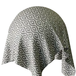 Geometric Black Jacquard