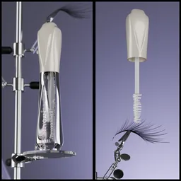 Mascara cap opening shot