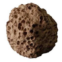 Procedural Porous Asteroid Surface