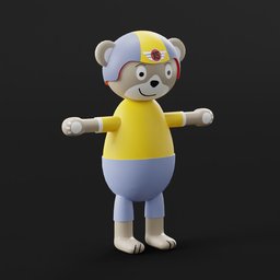Motorcycle bear riding
