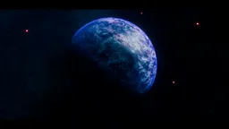 Cinematic Space Planet